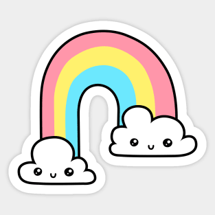 Happy Pan Rainbow Sticker